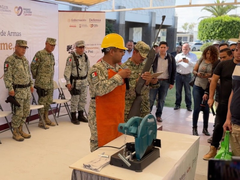 Instalan módulo para recibir armas