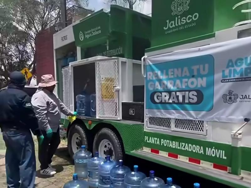 Instalan potabilizadoras móviles en Los Cajetes y Lagos de Oriente