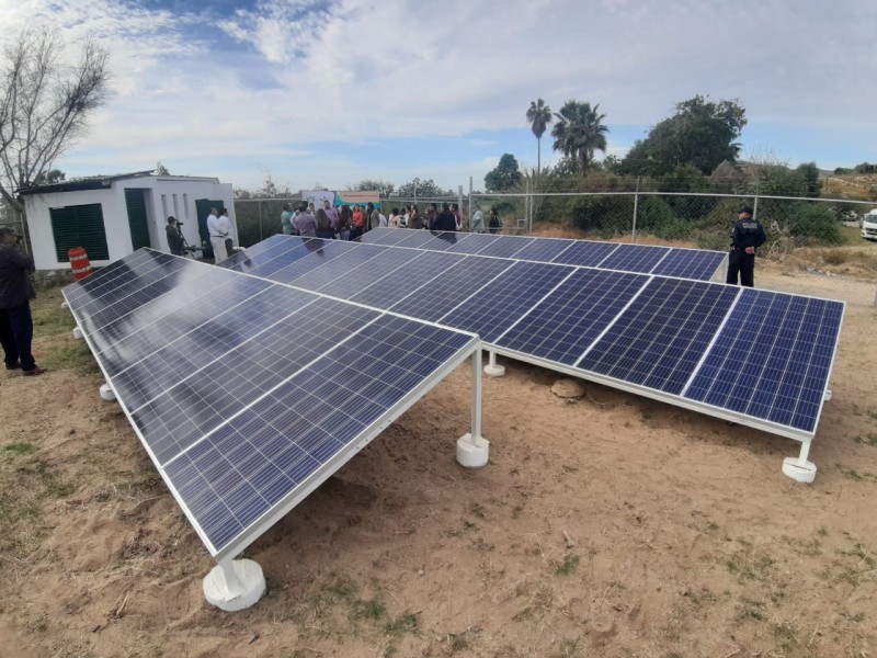 Instalan primer sistema fotovoltaico en pozo de OOMSAPAS