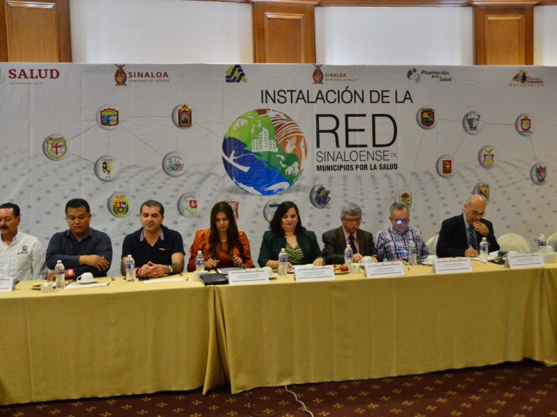 Instalan Red Sinaloenses de Municipios por la Salud