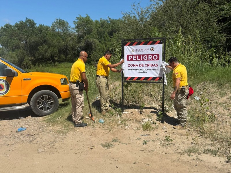 Instalan señalética preventiva en el Río Presidio
