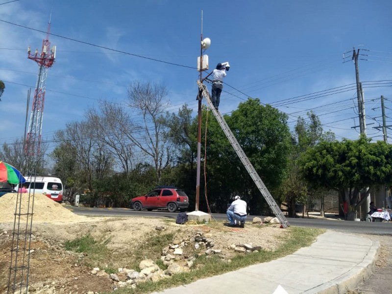 Instalan sistema de vigilancia en Pijijiapan