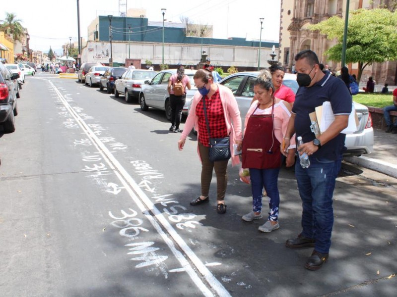 Instalan tianguis de semana santa en Zamora