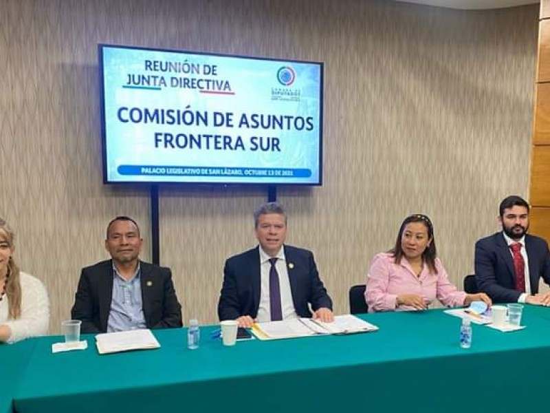 Instalarán Comisión de Asuntos de la Frontera Sur