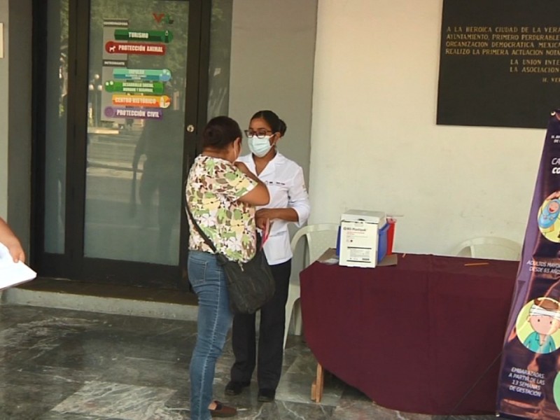 Instalarán módulos de vacunación contra la influenza en el Palacio