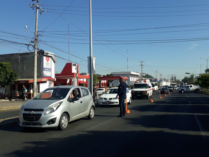 Insurgentes y Rey Nayar obstruidas por tres meses