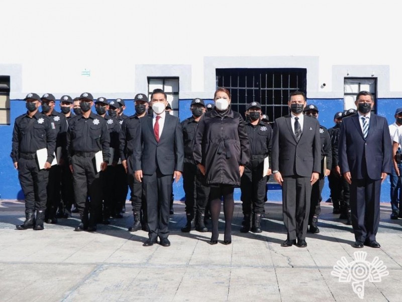 Integra SSP 28 nuevos agentes a la Policía Estatal Custodio