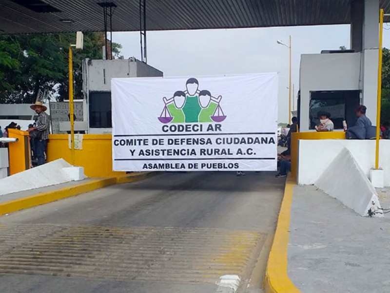 Integrantes del CODECI se manifiestan en Tuxtepec