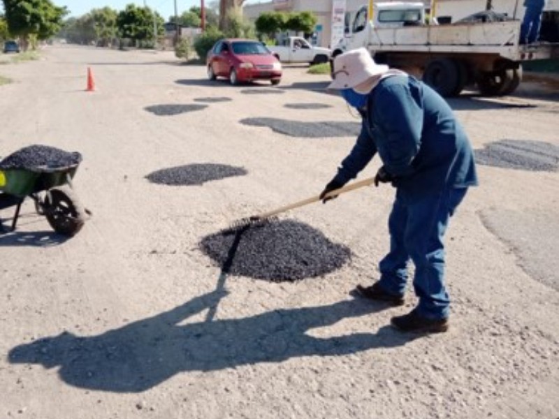 Intensifican bacheo en Cajeme, 16 puntos en una semana