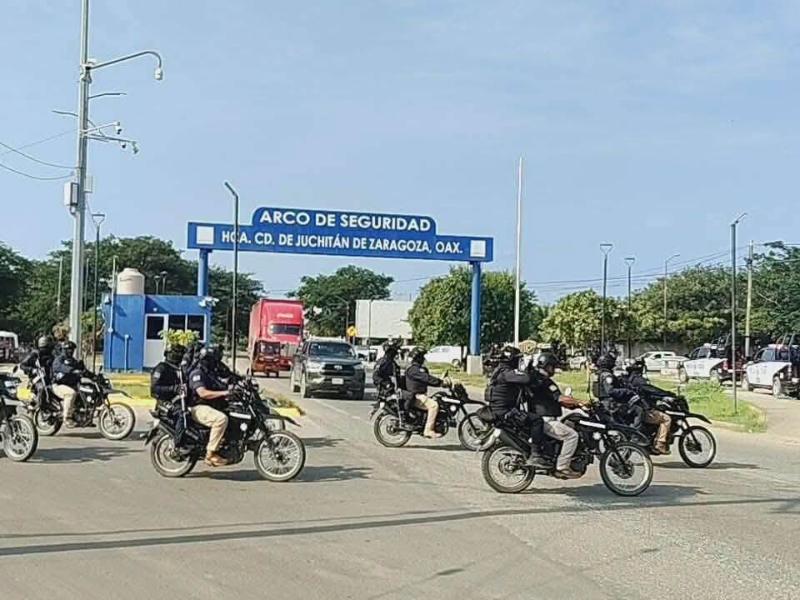 Intensifican vigilancia en Juchitán tras captura Iván “N”, alias “El Cromo”