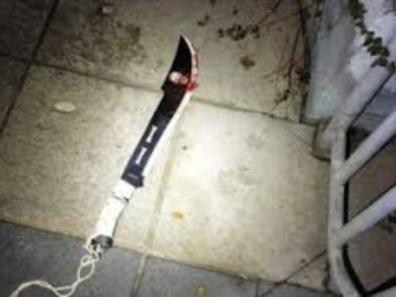 Intentó agredir a su hermana con machete fue procesado