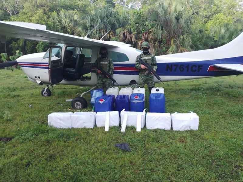 Interceptan avioneta con Cocaina en Chiapas. Provenía de Sudamerica