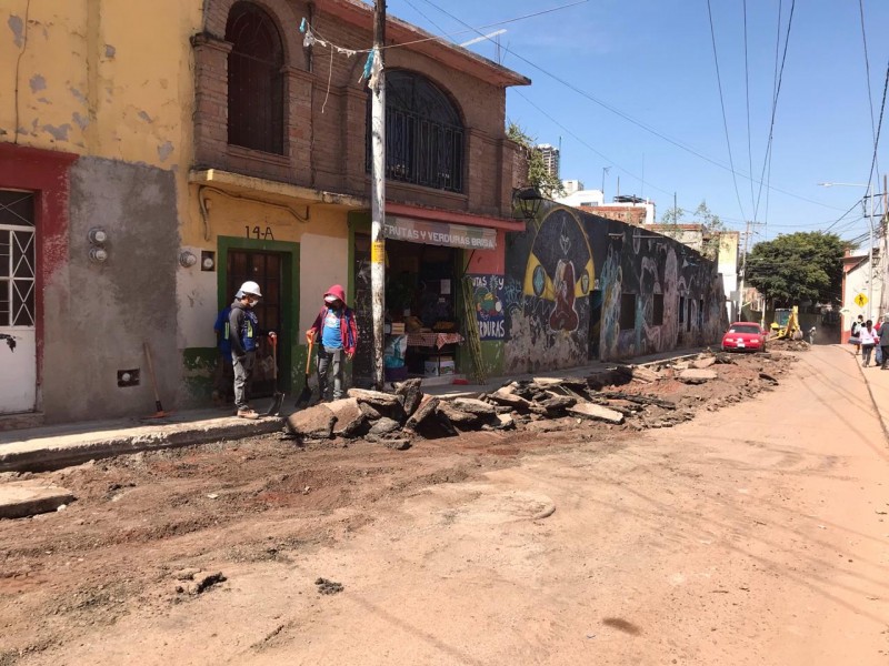 Interminables obras en Hércules: ciudadanos