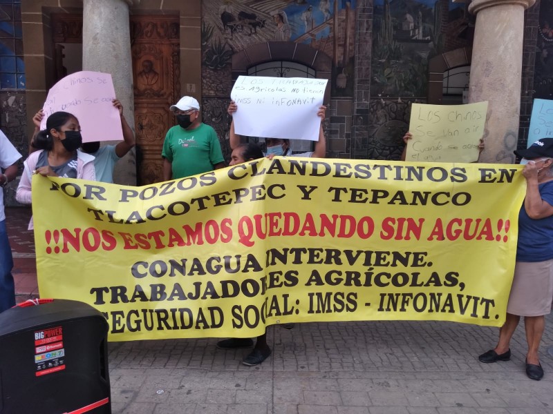 Intervendrá SMADSOT tras manifestación por pozos clandestinos (Tepanco y Tlacotepec)