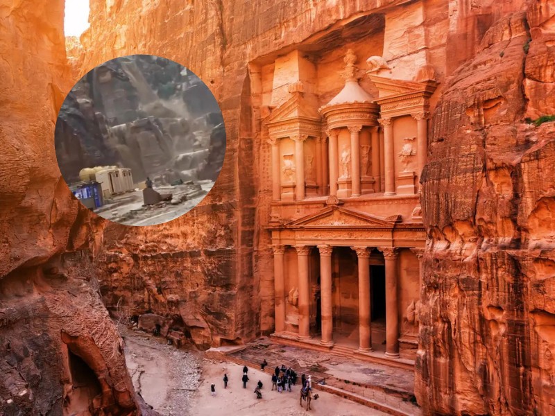 Inundación en Petra deja dos muertos y cientos evacuados