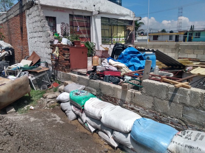 Inundación en Tres Cerritos, tras deficiencias de infraestructura