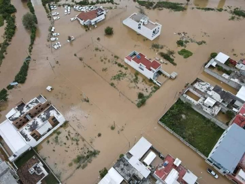 Inundaciones, deslaves y encharcamientos deja 