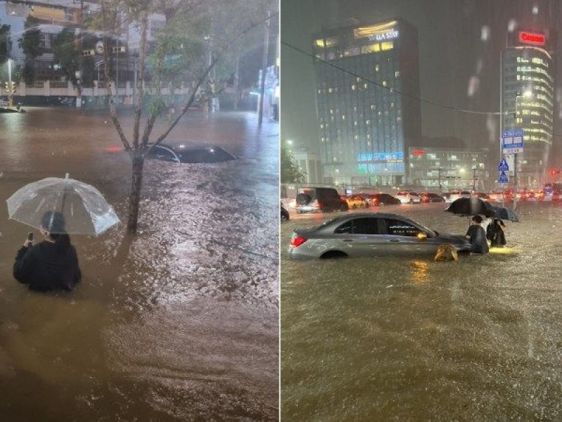 Inundaciones en Corea del Sur dejan 7 muertos en Seúl