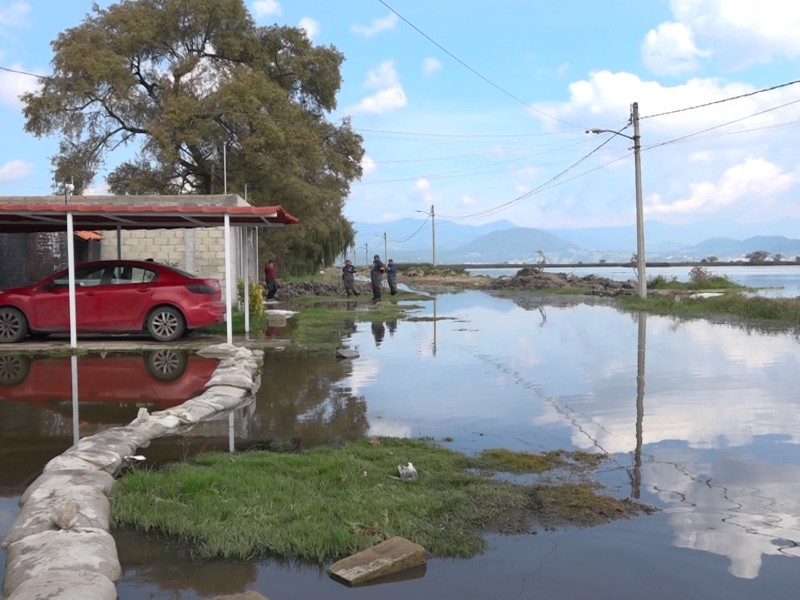Inundaciones también afecta a San Lucas Tunco en Metepec