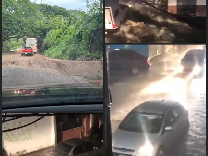 Inundaciones y deslaves deja tormenta Kay en Bahía de Banderas