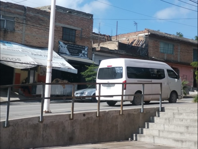 Invade transporte irregular al norte de Zapopan