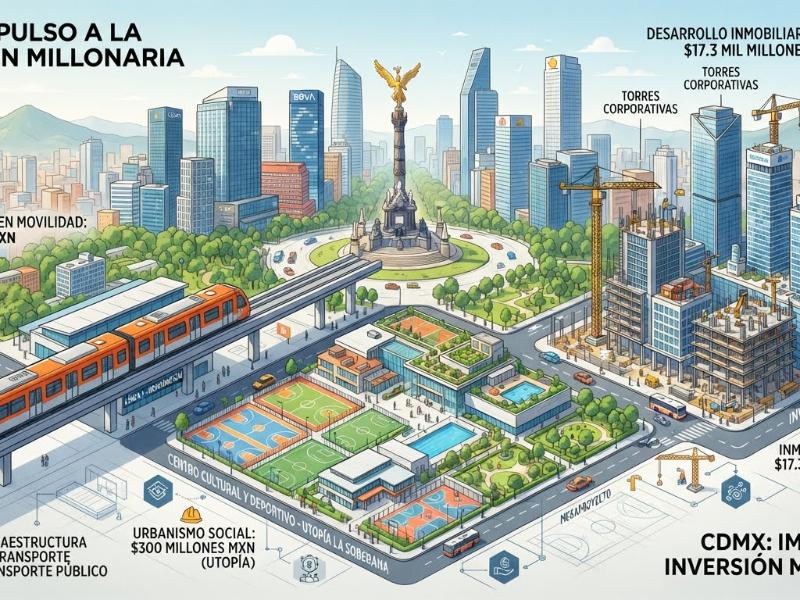 Inversión millonaria en la capital del país