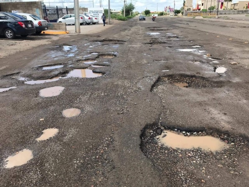 Invertirá más ayuntamiento para tapar baches tras lluvias en Hermosillo