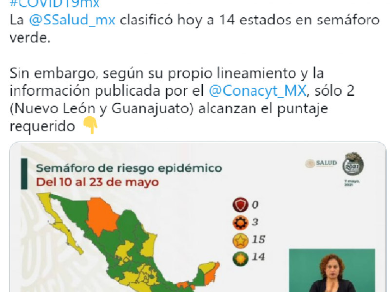 Investigador pone en duda semaforización por COVID-19