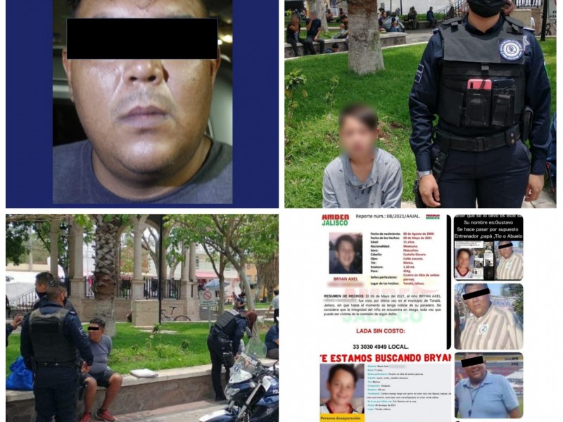 Investigan antecedentes de sujeto que raptó a niño en Tonalá