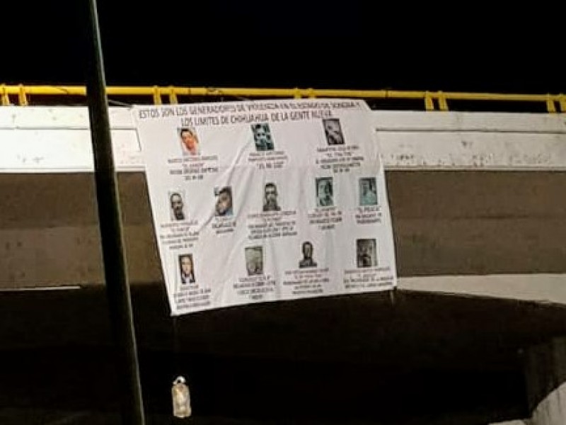 Investigan narcomantas colocadas en Guaymas