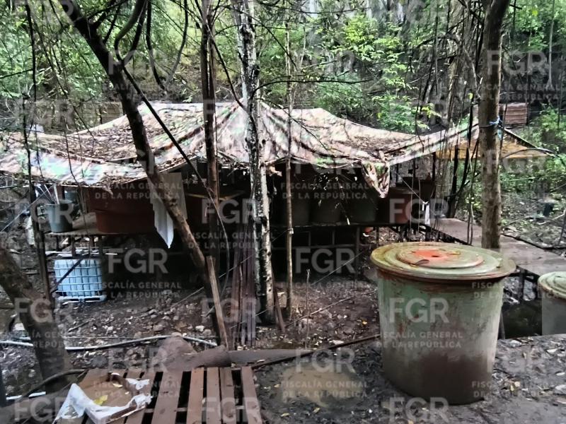 Investigan posible centro clandestino para procesar drogas sintéticas localizado en Juchipila