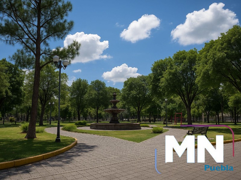 Invierten 12.8 MDP para mejorar 15 parques en Puebla