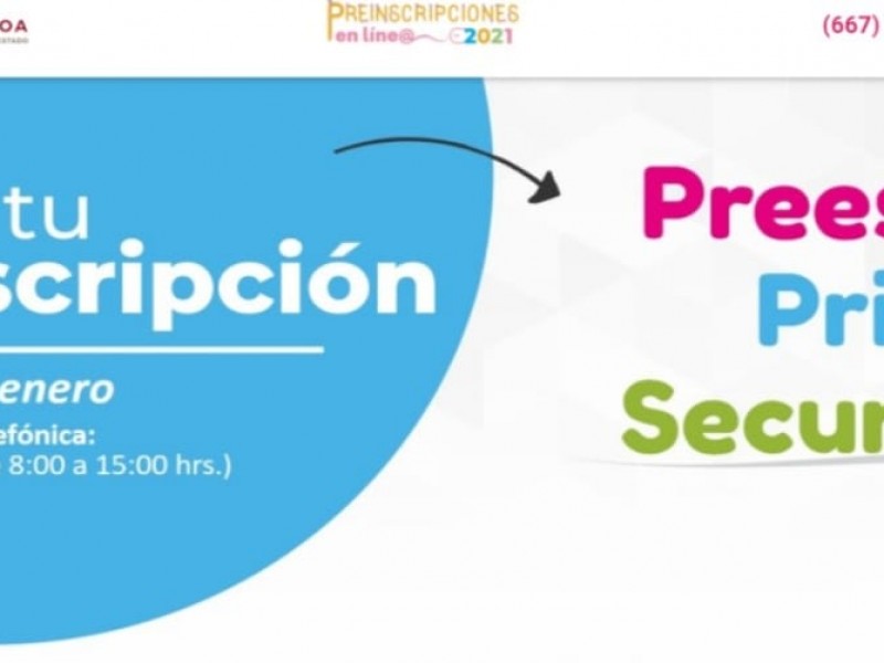 Invitan a padres de familia a realizar procesos de preinscripción