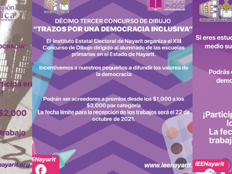 Invita el IEEN a participar en concursos cívicos