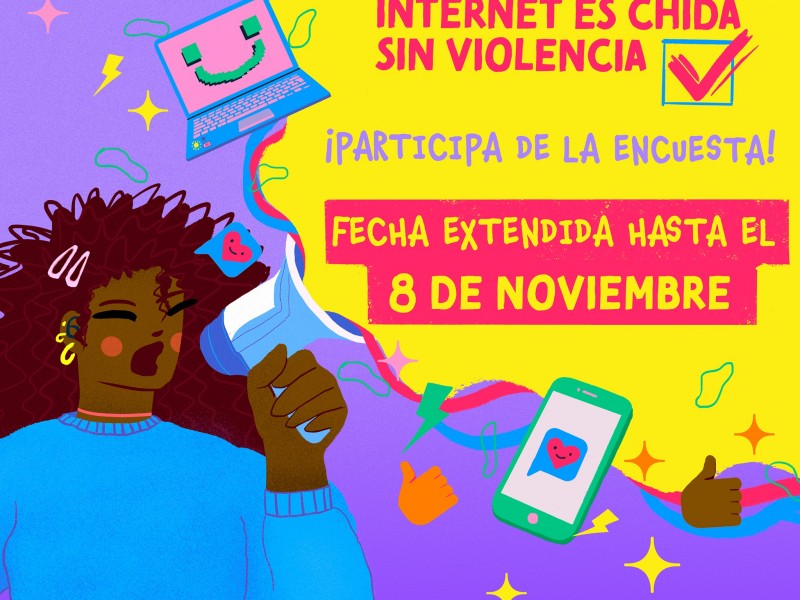 Invitan a adolescentes a participar en encuesta de violencia digital