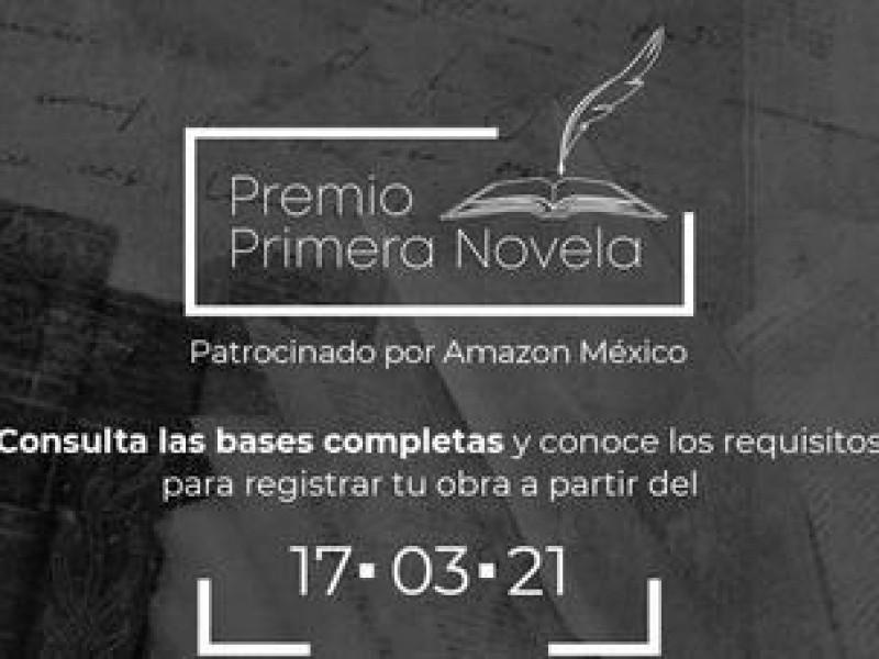 Invitan a autores a participar en Premio Primera Novela 2021