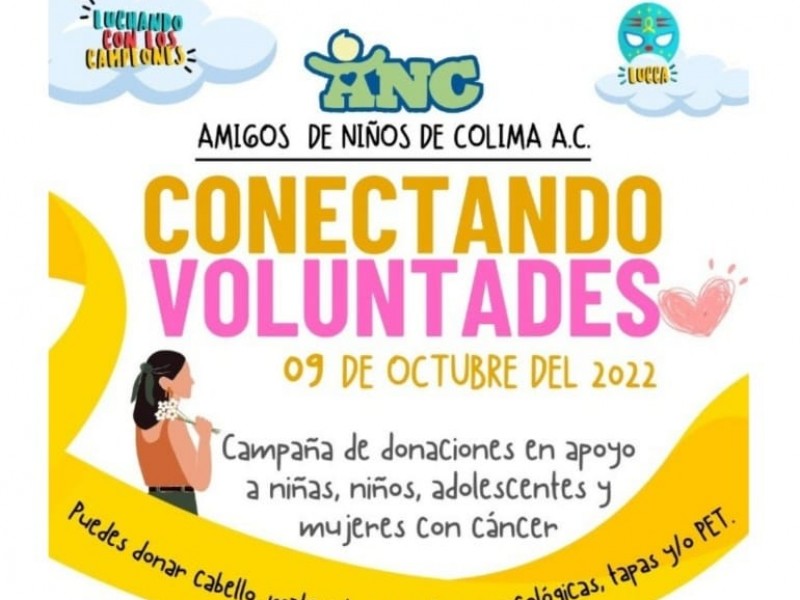 Invitan a campaña “Conectando Voluntades” para apoyar personas con cáncer