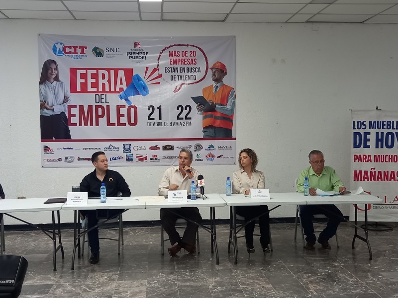 Invitan a feria de empleo del sector industrial