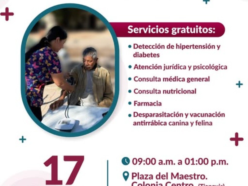 Invitan a jornada gratuita de salud en Guaymas