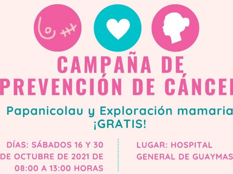 Invitan a jornadas de detección de cáncer gratuitas