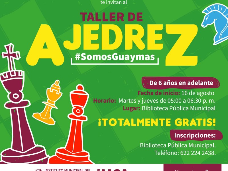 Invitan a taller de ajedrez