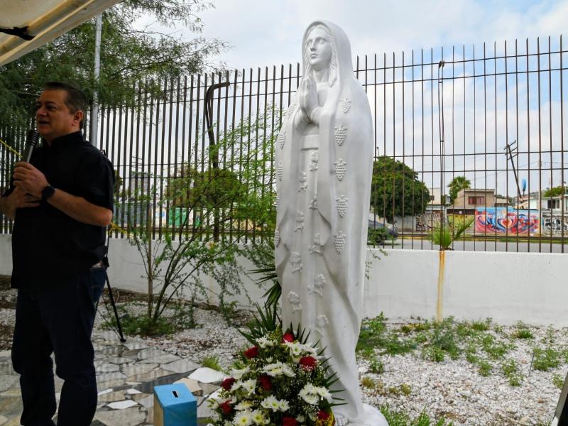 Invitan a visitar a la Virgen Peregrina en el Parque La Esperanza