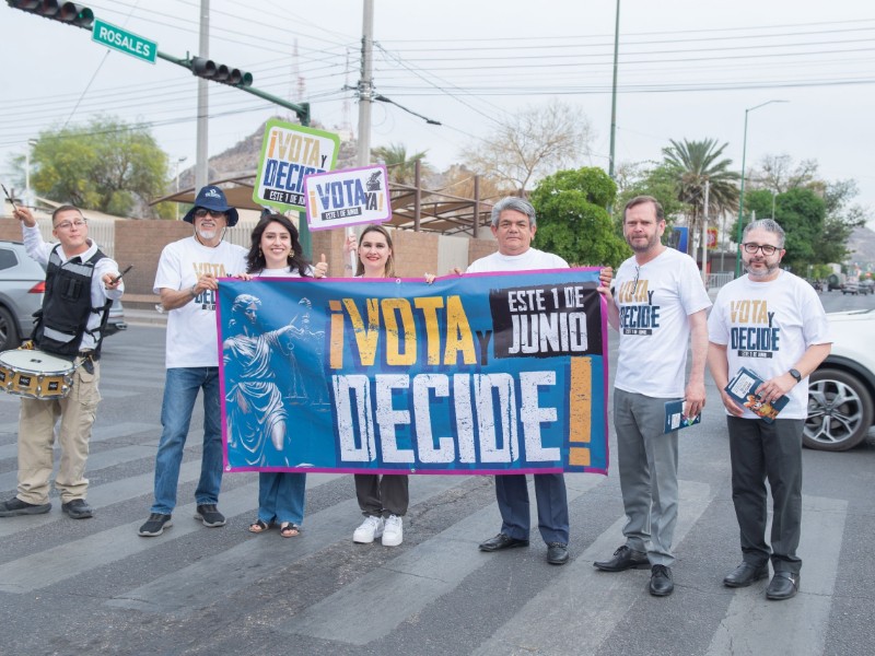 Invitan a votar el 1 de junio en elección judicial