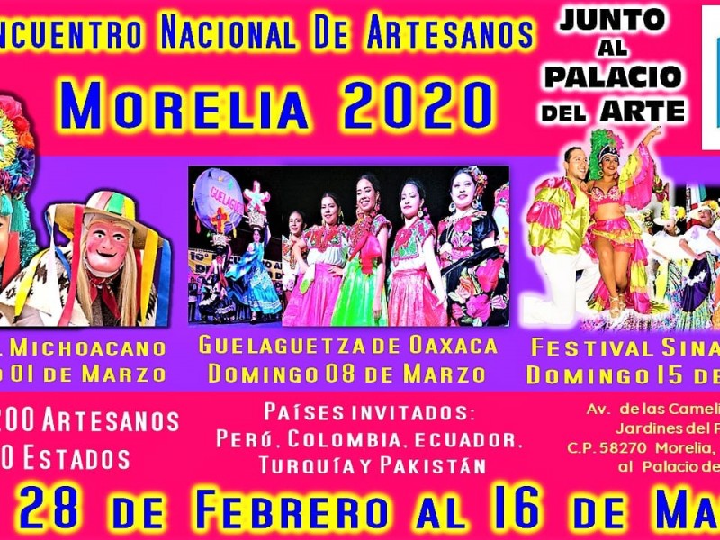 Invitan al 2° Encuentro nacional de artesanos en Morelia