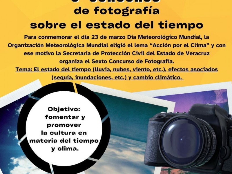 Invita PC a 6º concurso de fotografía meteorológica