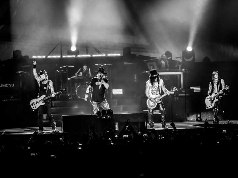 Irregularridades en concierto de Guns N Roses