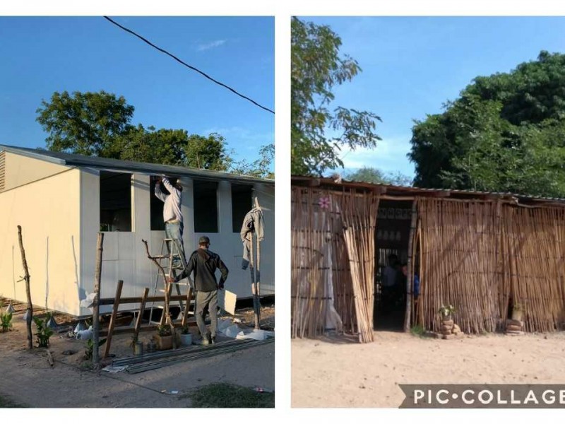 ISIFE, construye escuela a niños de Santa Lucía