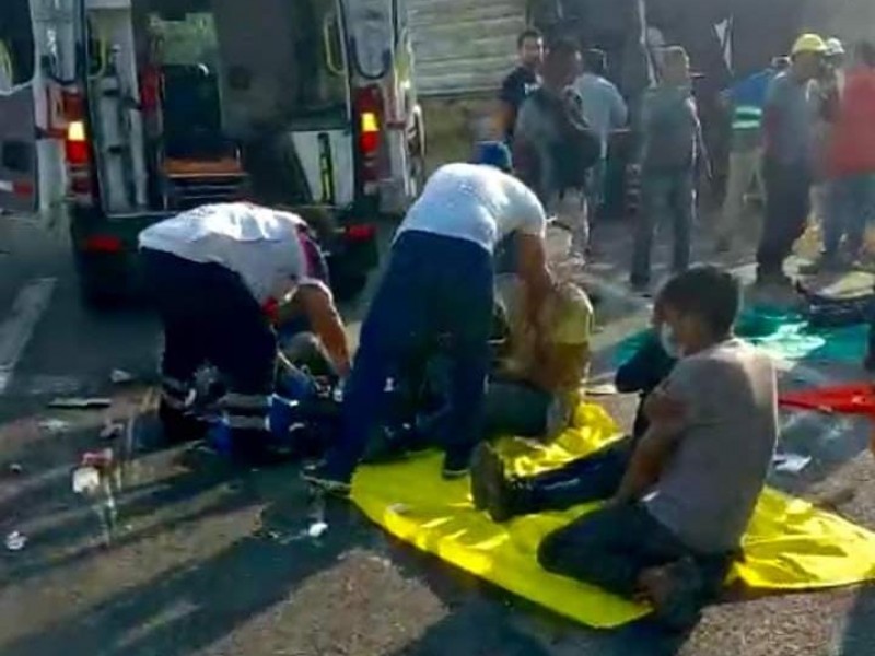 ISSSTE atiende a migrantes heridos del accidente registrado en Chiapas