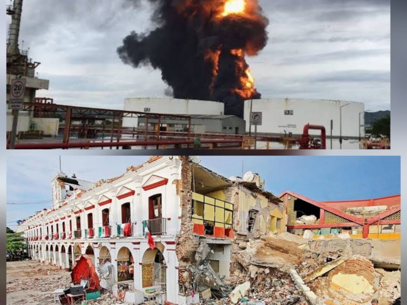 Istmo de Tehuantepec, zona de catástrofes naturales e industriales