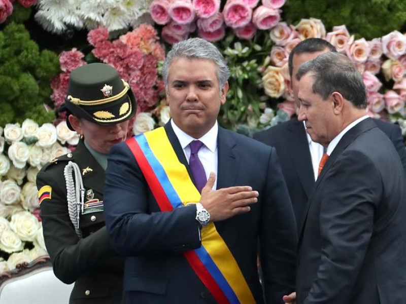 Iván Duque toma posesión como presidente de Colombia